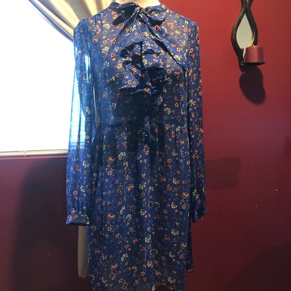 Forever 21 Dresses & Skirts - Forever 21 blue floral dress